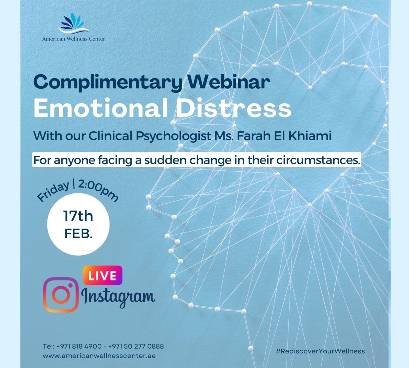 Complimentary Webinar Emotional Distress