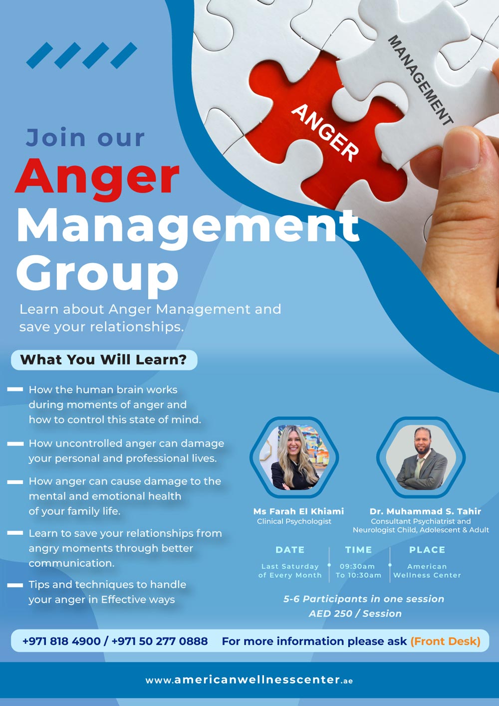 Join Our Anger Management Group