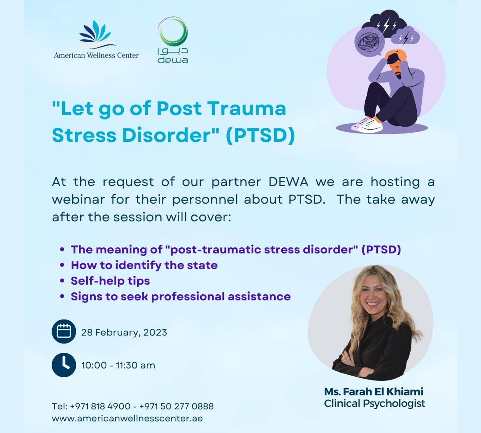 let go of Post Trauma Stress Disorder (PTSD)