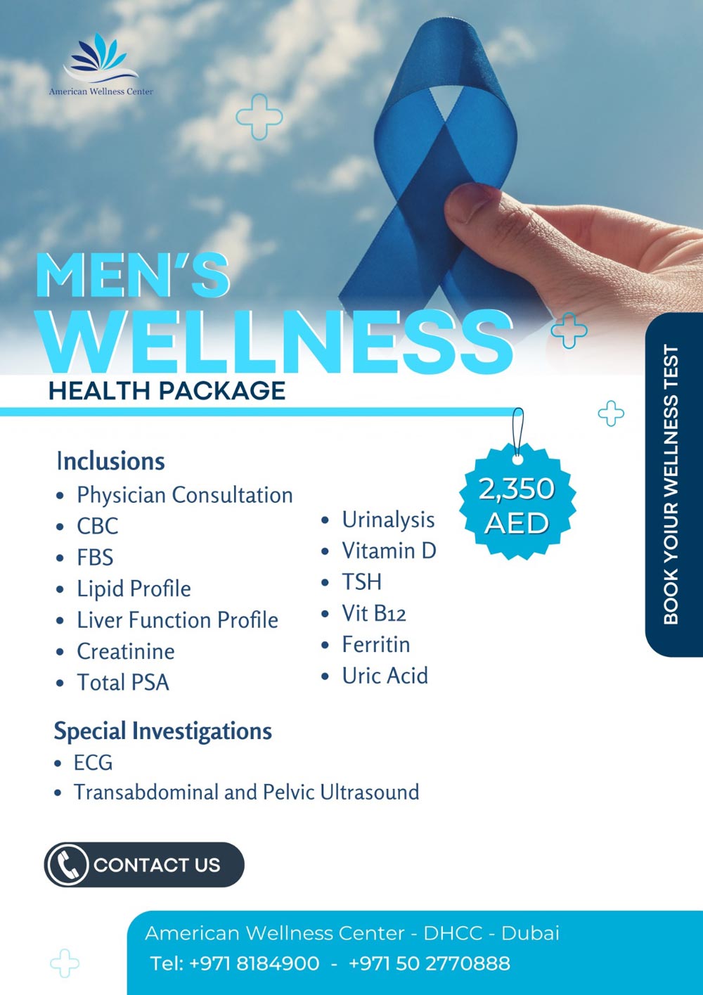 Men's Wellness Health Package